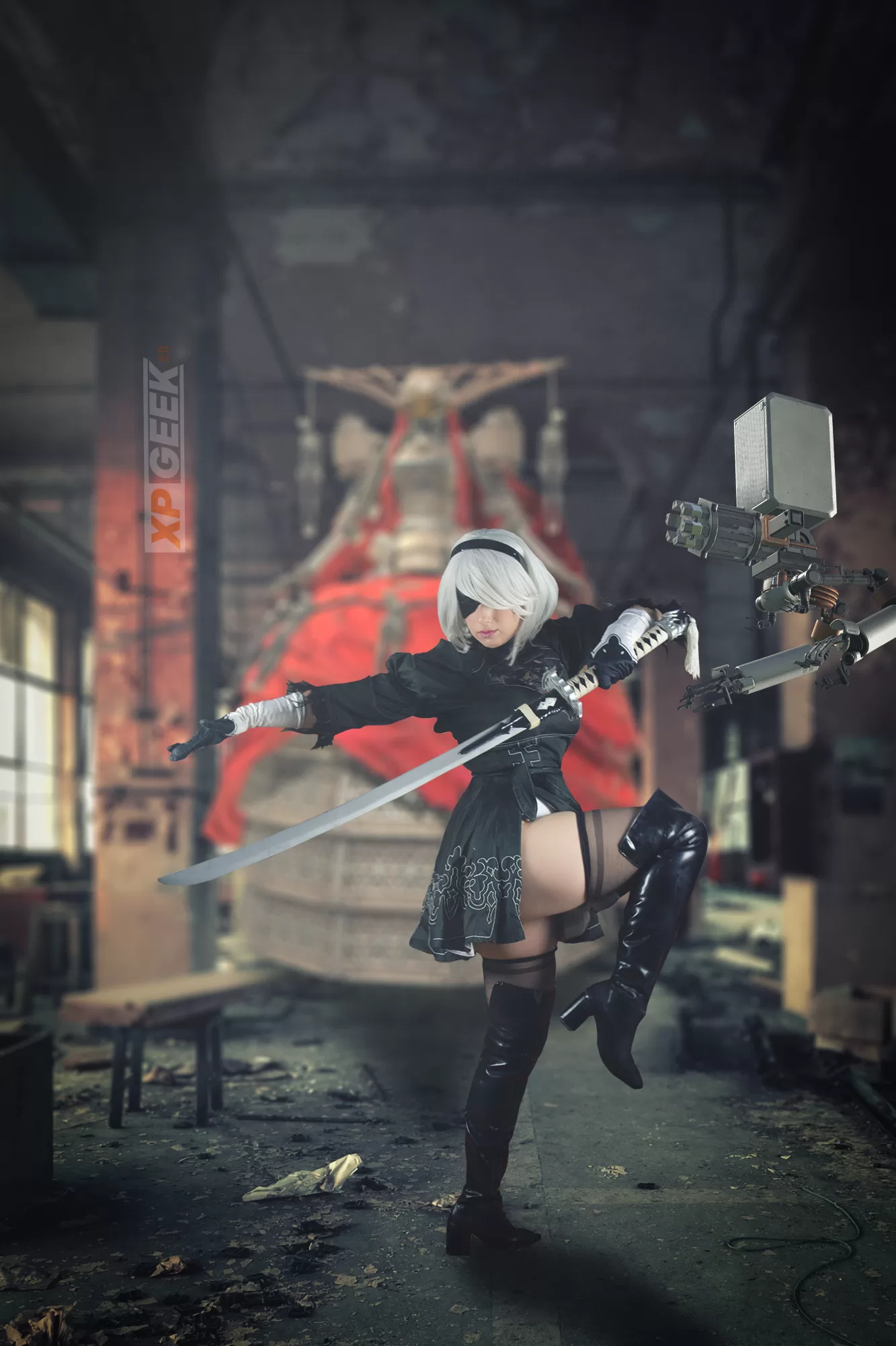 Ensaio Cosplay 2B - Roupa Clássica